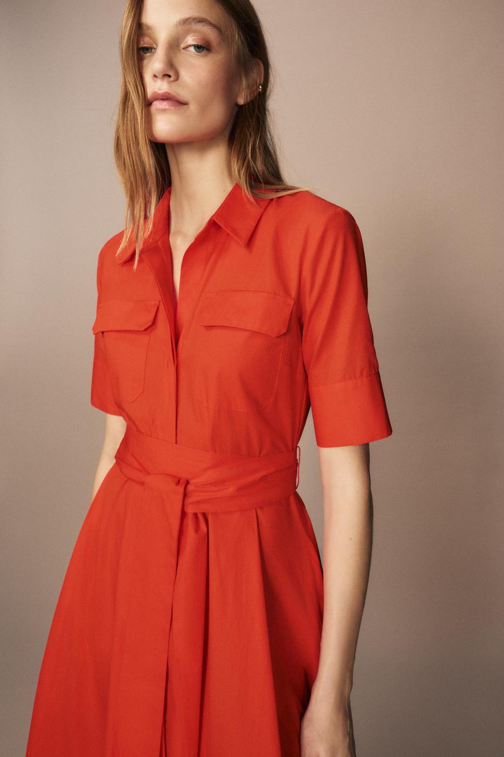 ZW COLLECTION POPLIN DRESS