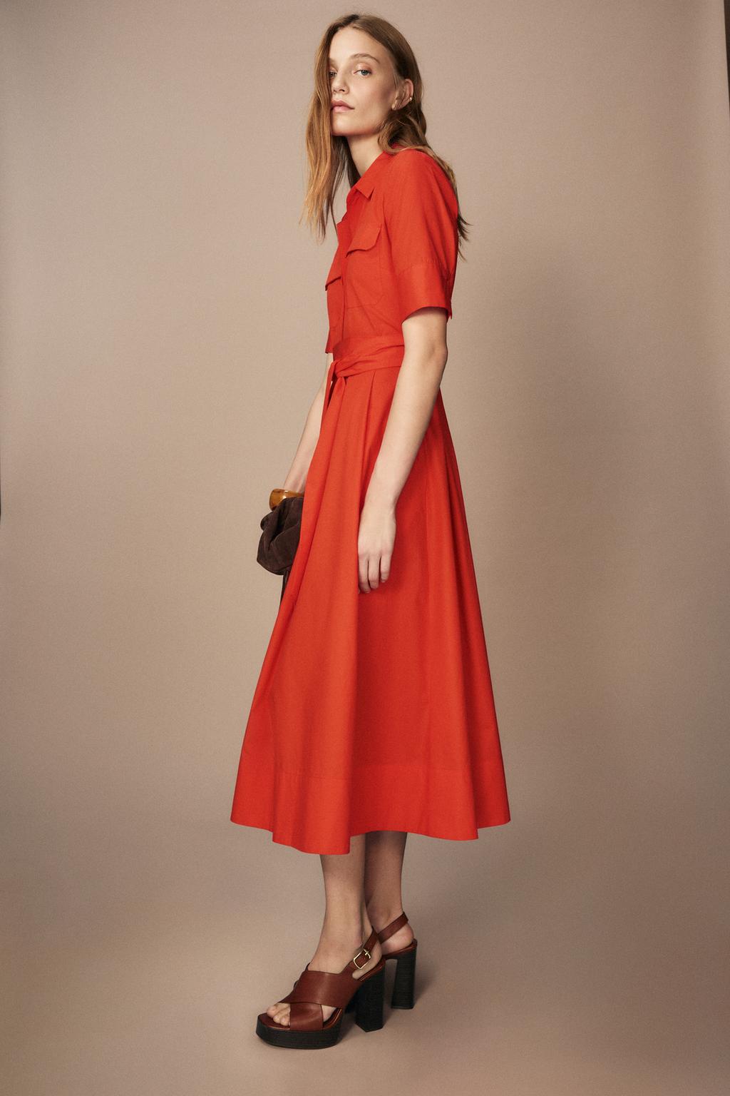 ZW COLLECTION POPLIN DRESS