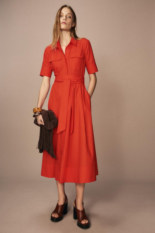 ZW COLLECTION POPLIN DRESS