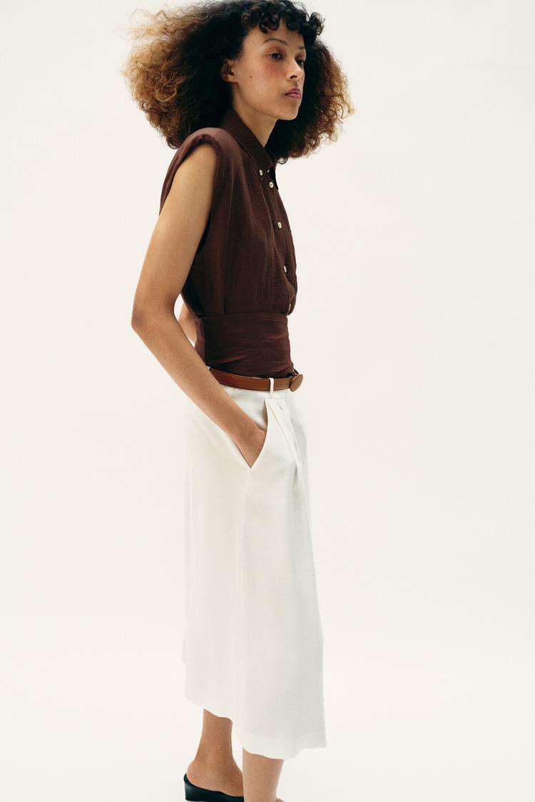 BERMUDA LONGUE SANS CEINTURE