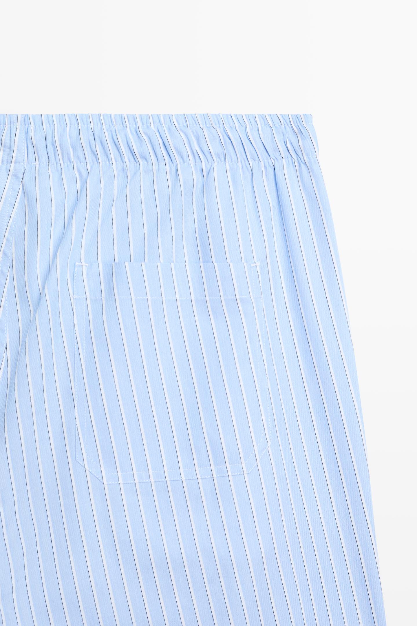 PYJAMA T-SHIRT MANCHES COURTES PANTALON RAYURES UNISEXE