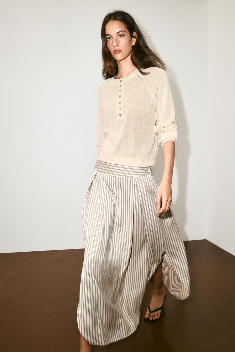 FLOWING ASYMMETRIC SKIRT