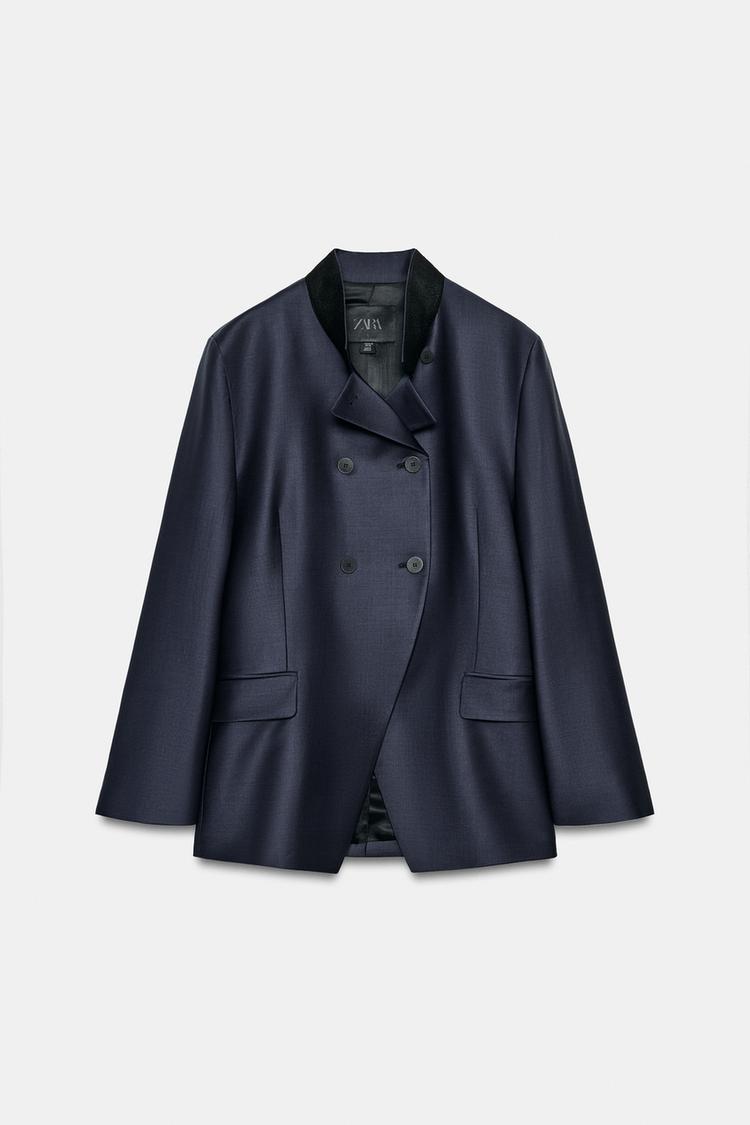 BLAZER AJUSTÉE CONTRASTE ZW COLLECTION