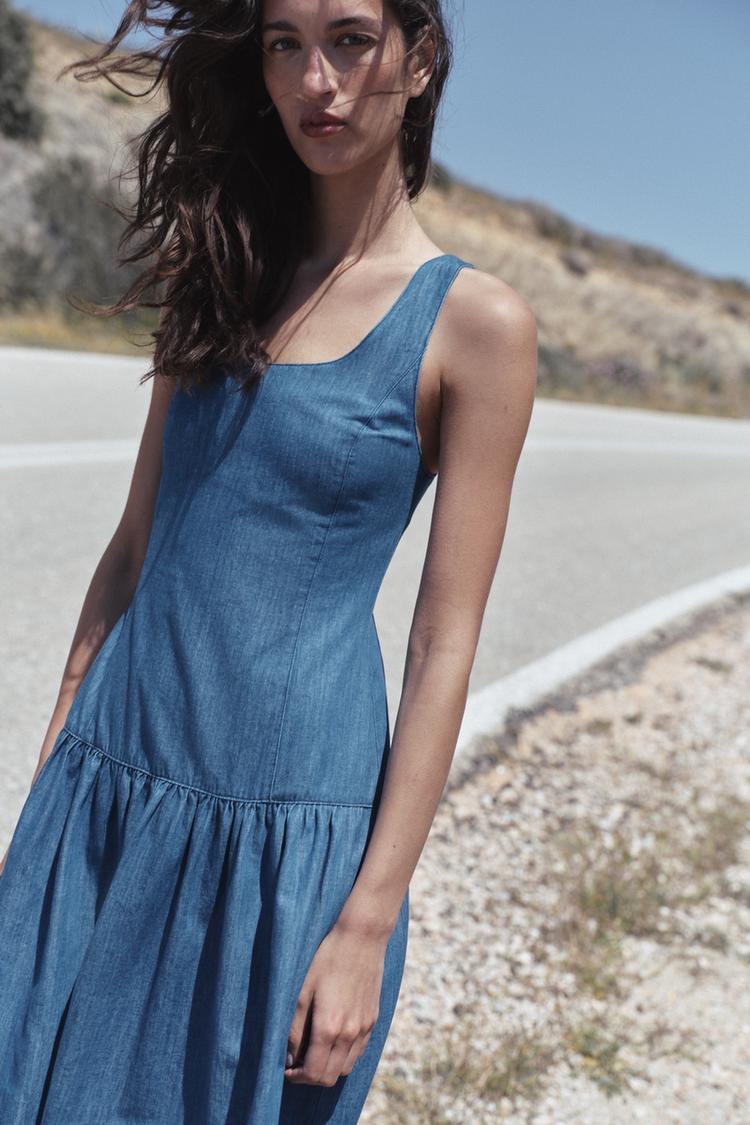 ROBE MI-LONGUE JUPE CAPE