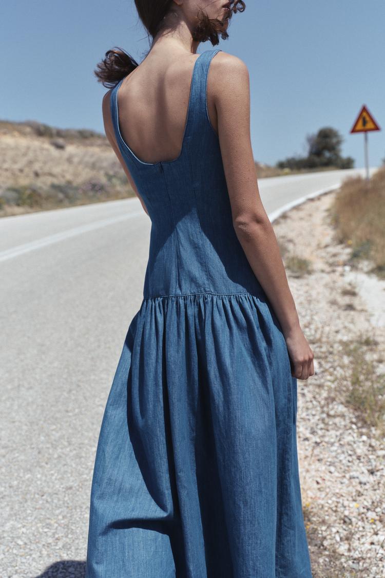 ROBE MI-LONGUE JUPE CAPE