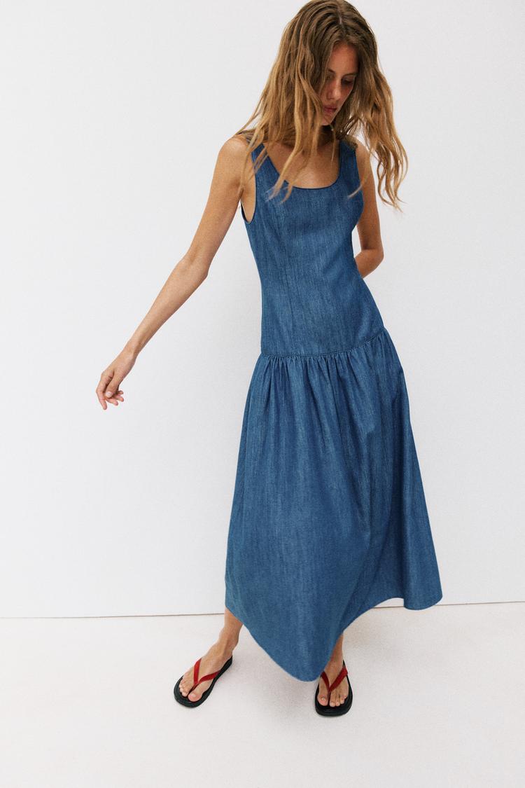 ROBE MI-LONGUE JUPE CAPE