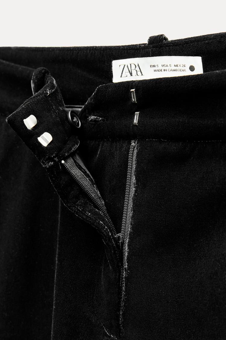 PANTALON ÉVASÉ EN VELOURS ZW COLLECTION