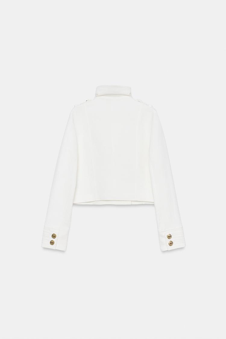 BLAZER CROISÉ BOUTON DORÉ