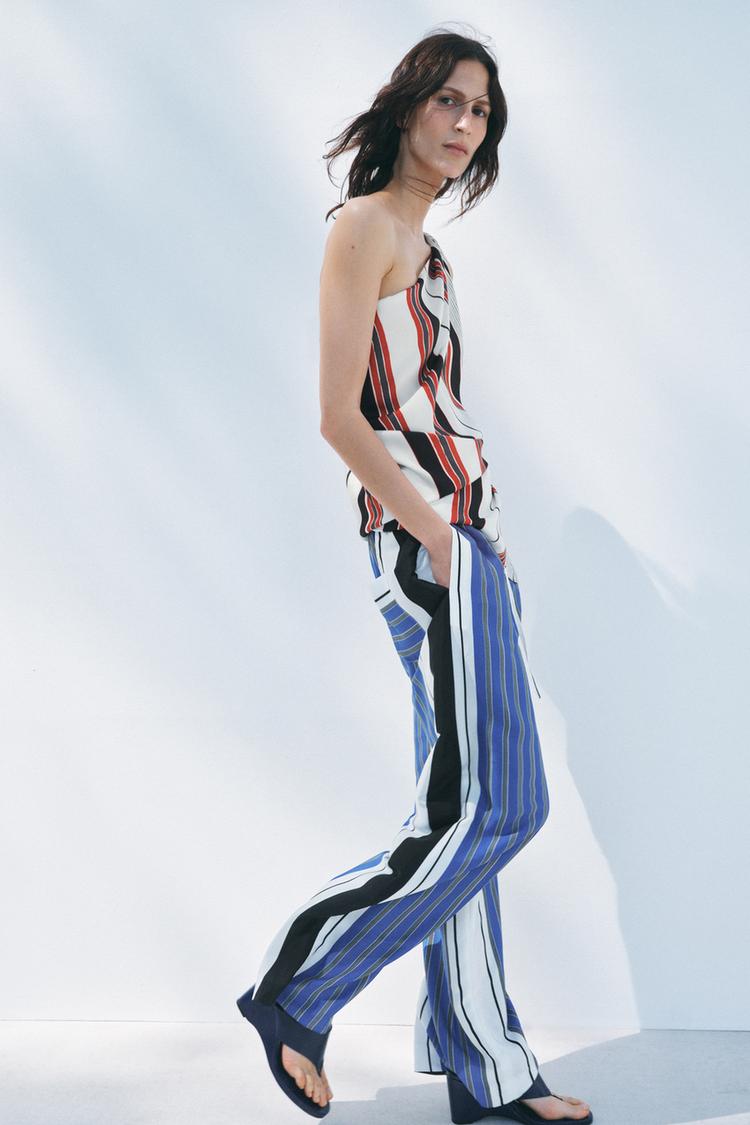 PANTALON À RAYURES ZW COLLECTION