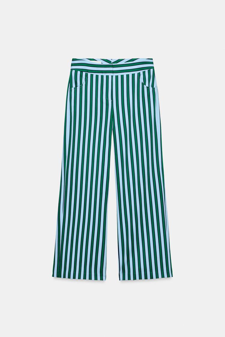 JUPE-CULOTTE À RAYURES