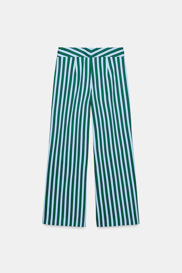 JUPE-CULOTTE À RAYURES
