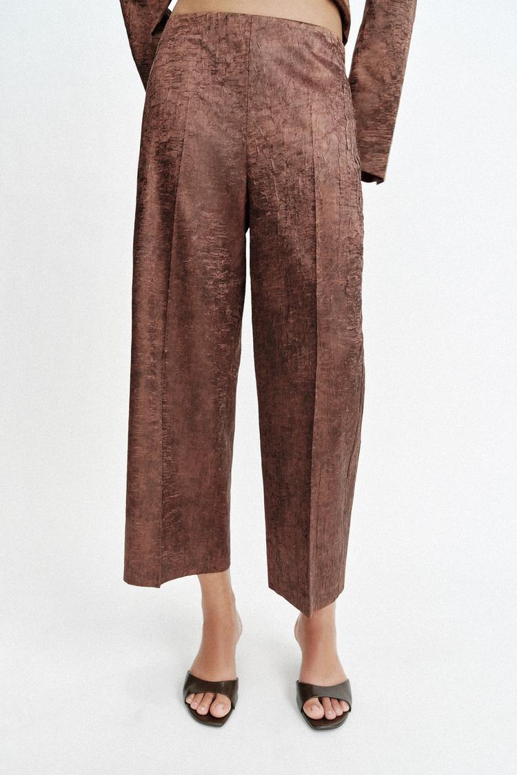 JUPE-CULOTTE EFFET FROISSÉ