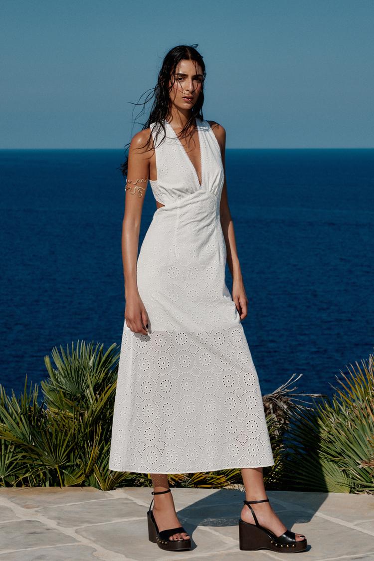 ROBE MIDI BRODÉE