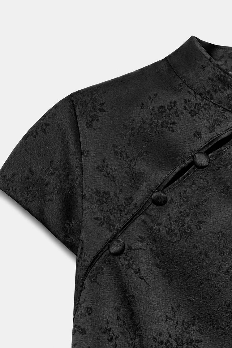 ROBE COURTE JACQUARD