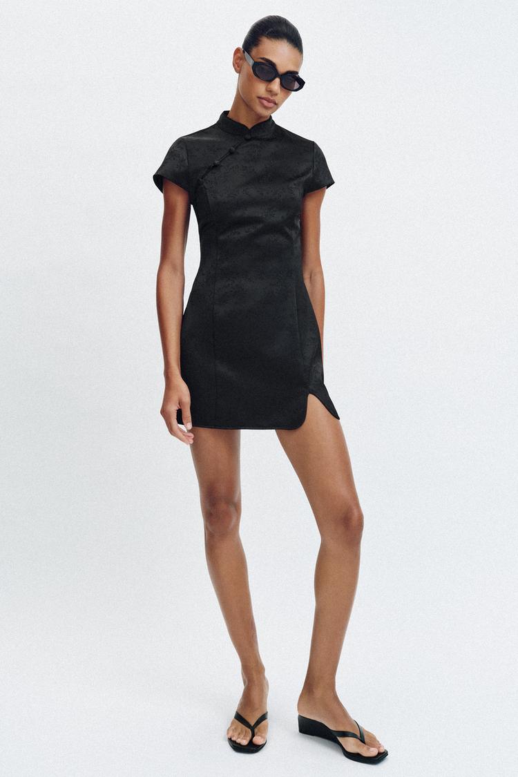 ROBE COURTE JACQUARD