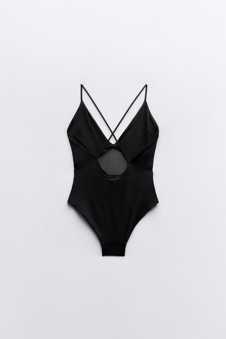 MAILLOT DE BAIN BIMATIĖRE AVEC TULLE