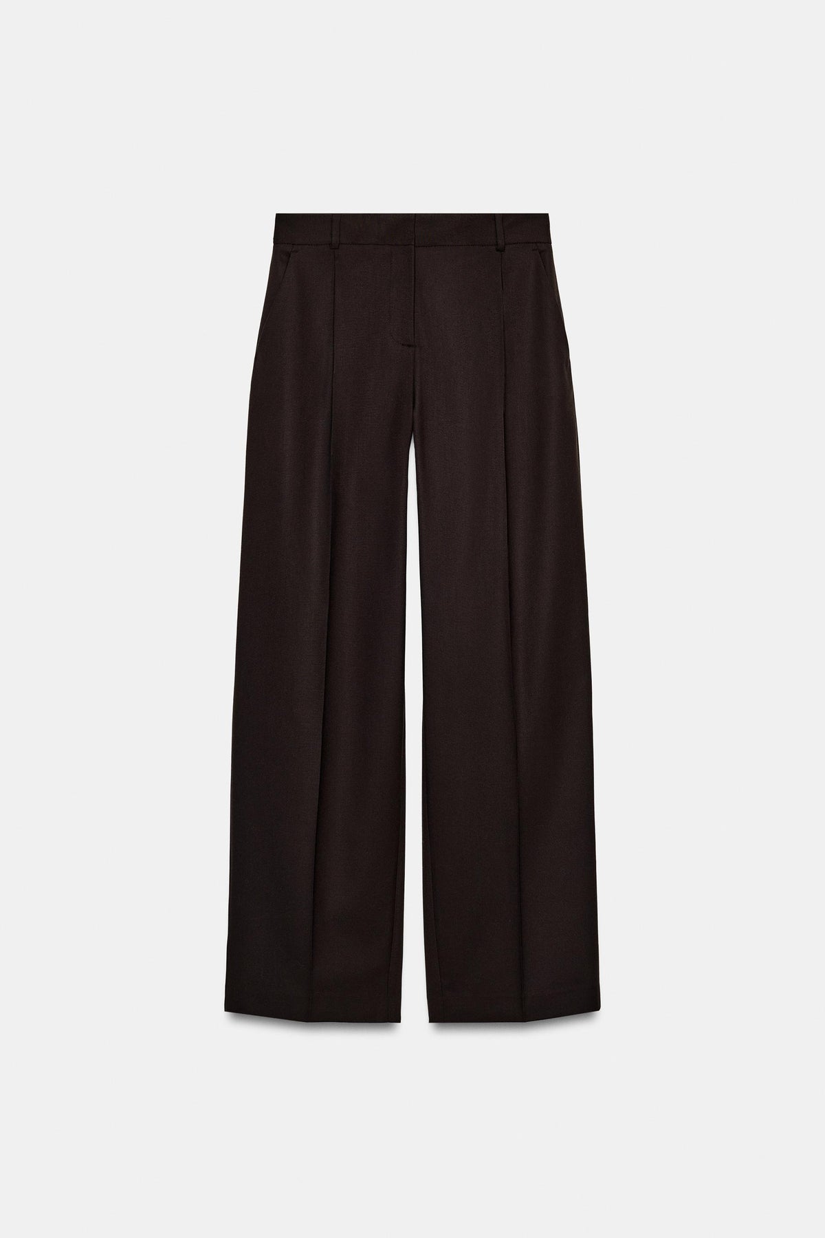 ENSEMBLE VESTE À BOUTONNAGE CROISÉ AVEC ÉPAULETTES | PANTALON À JAMBES DROITES ET PINCES DÉGRIFFÉS