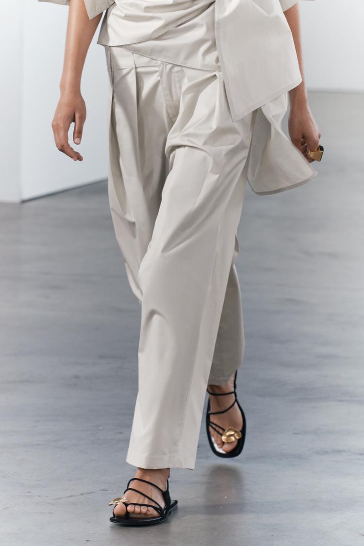 ENSEMBLE CHEMISE CACHE-COEUR AVEC NOEUD | PANTALON COLLECTION ZW