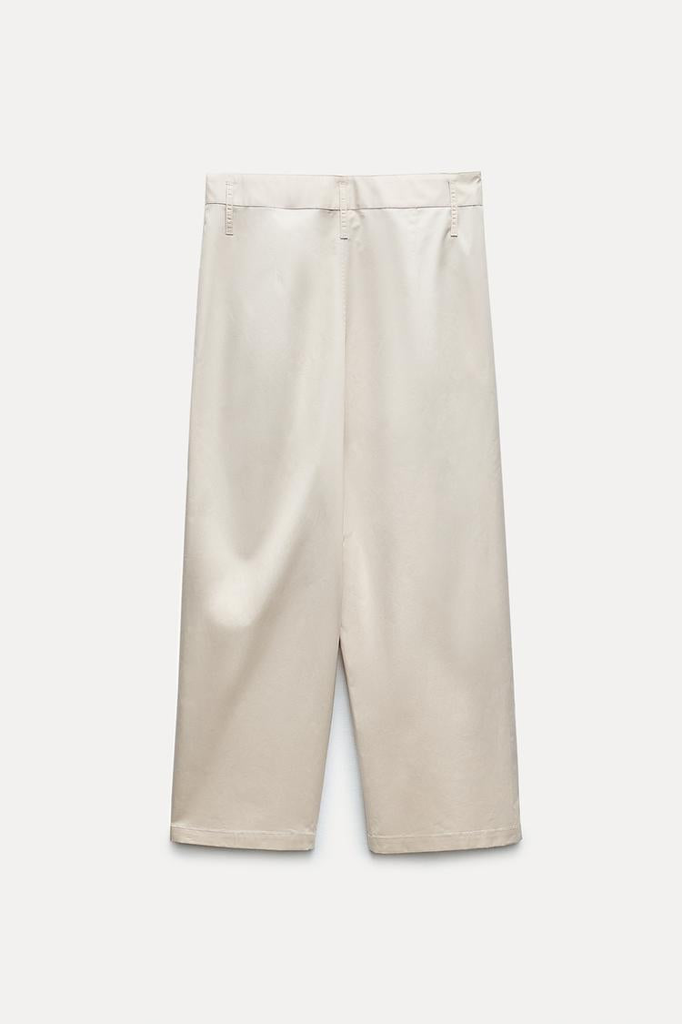 ENSEMBLE CHEMISE CACHE-COEUR AVEC NOEUD | PANTALON COLLECTION ZW