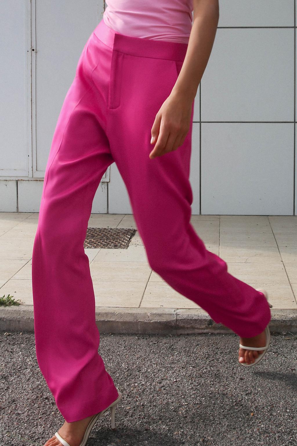 ENSEMBLE BLAZER | PANTALON SATINÉ COUPE DROITE