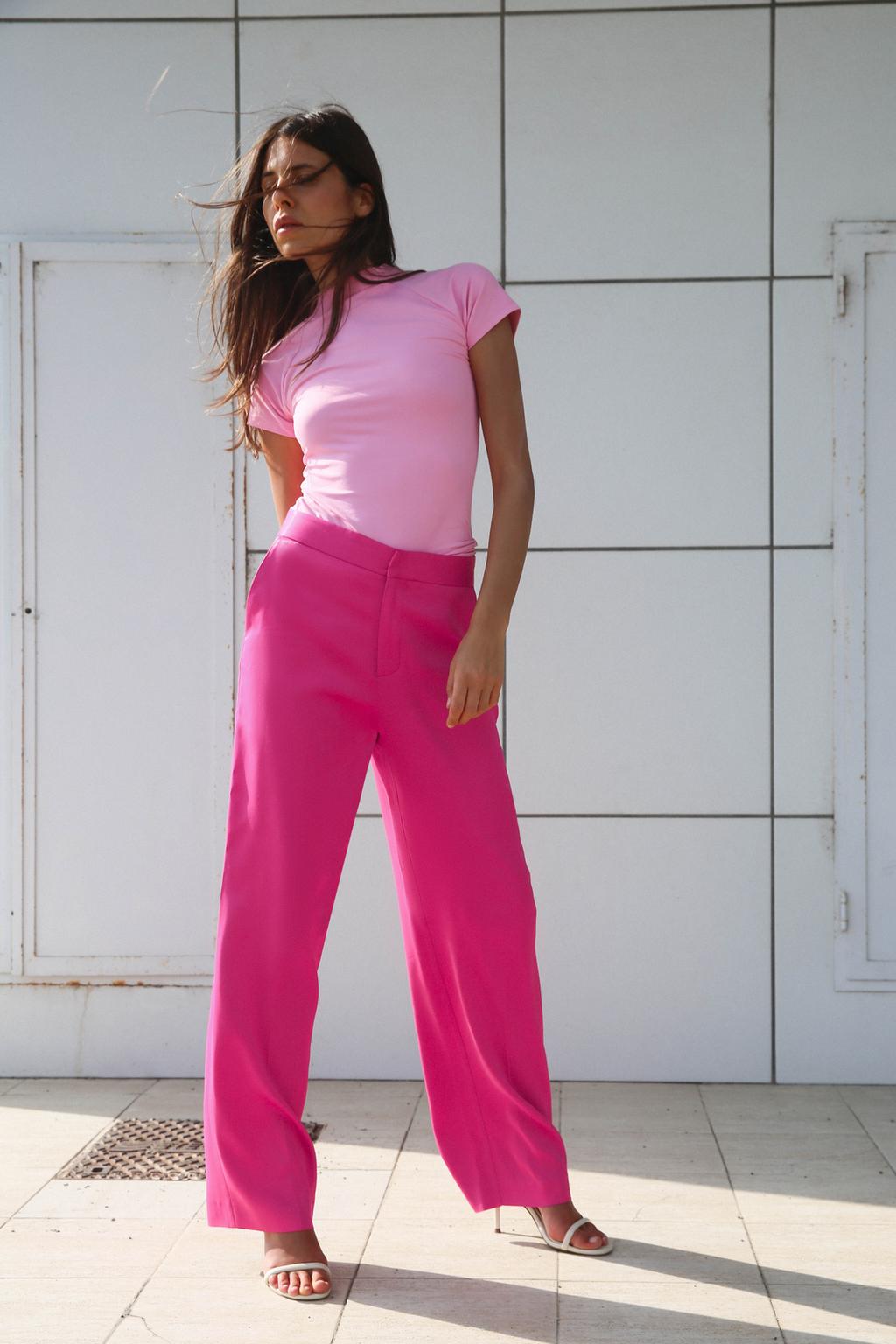 ENSEMBLE BLAZER | PANTALON SATINÉ COUPE DROITE