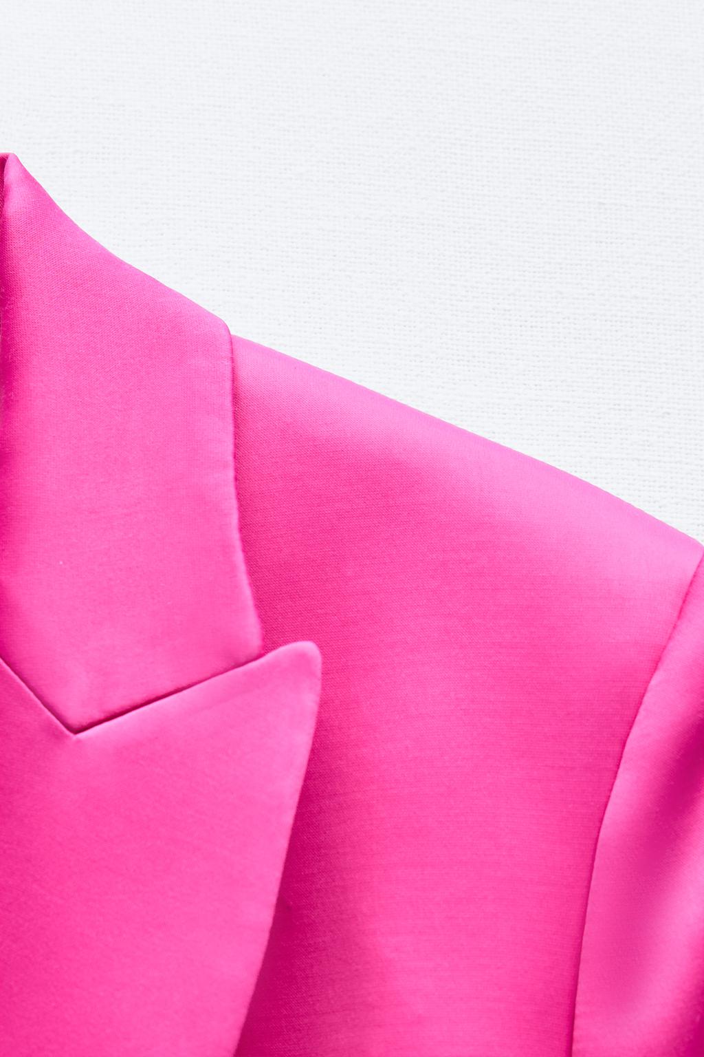 ENSEMBLE BLAZER | PANTALON SATINÉ COUPE DROITE