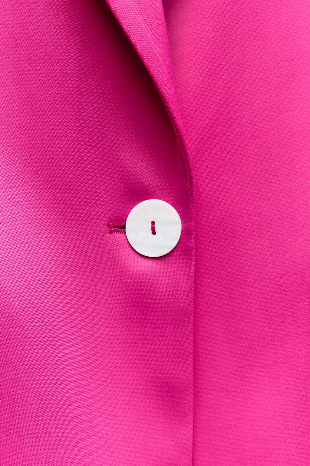 ENSEMBLE BLAZER | PANTALON SATINÉ COUPE DROITE