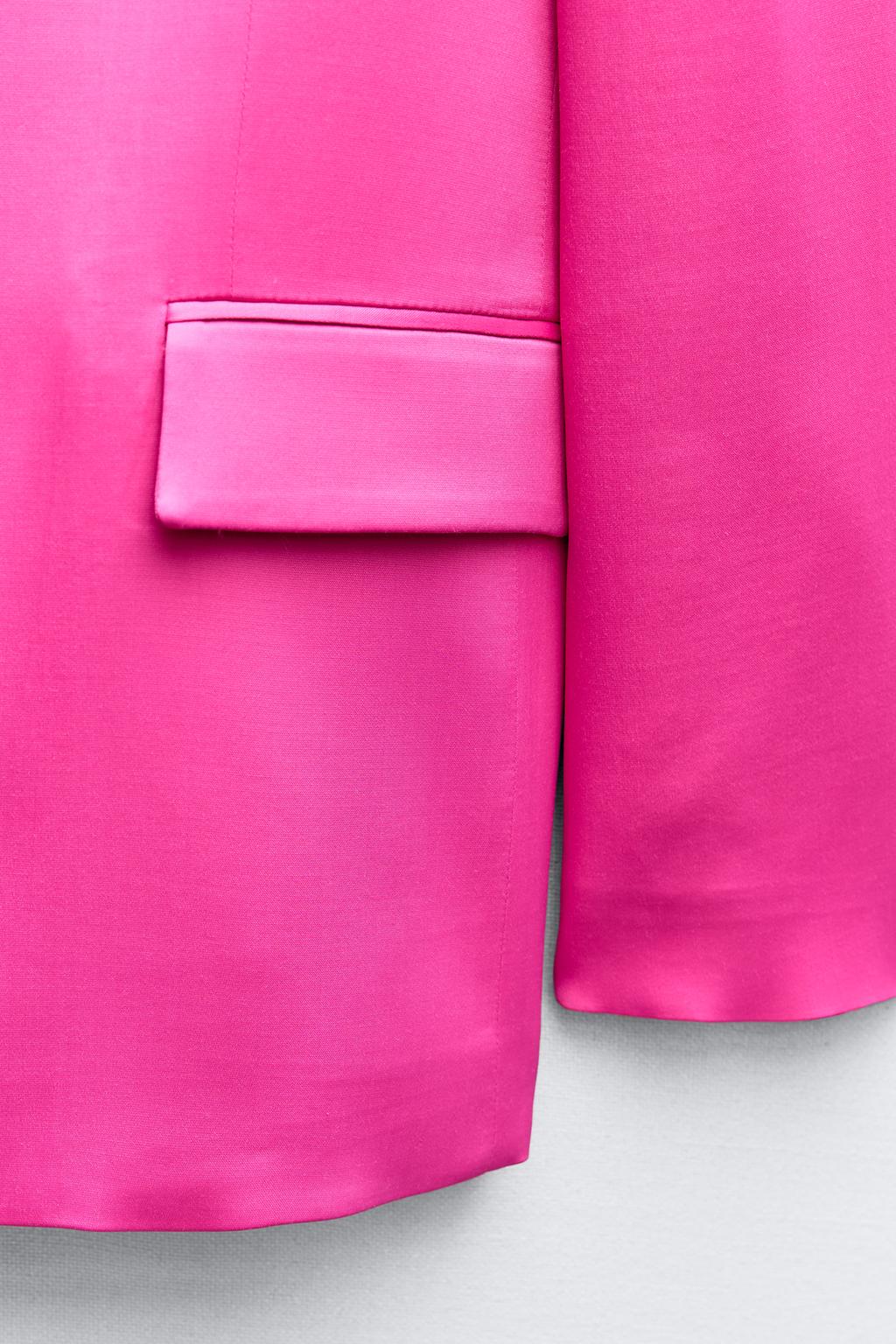 ENSEMBLE BLAZER | PANTALON SATINÉ COUPE DROITE