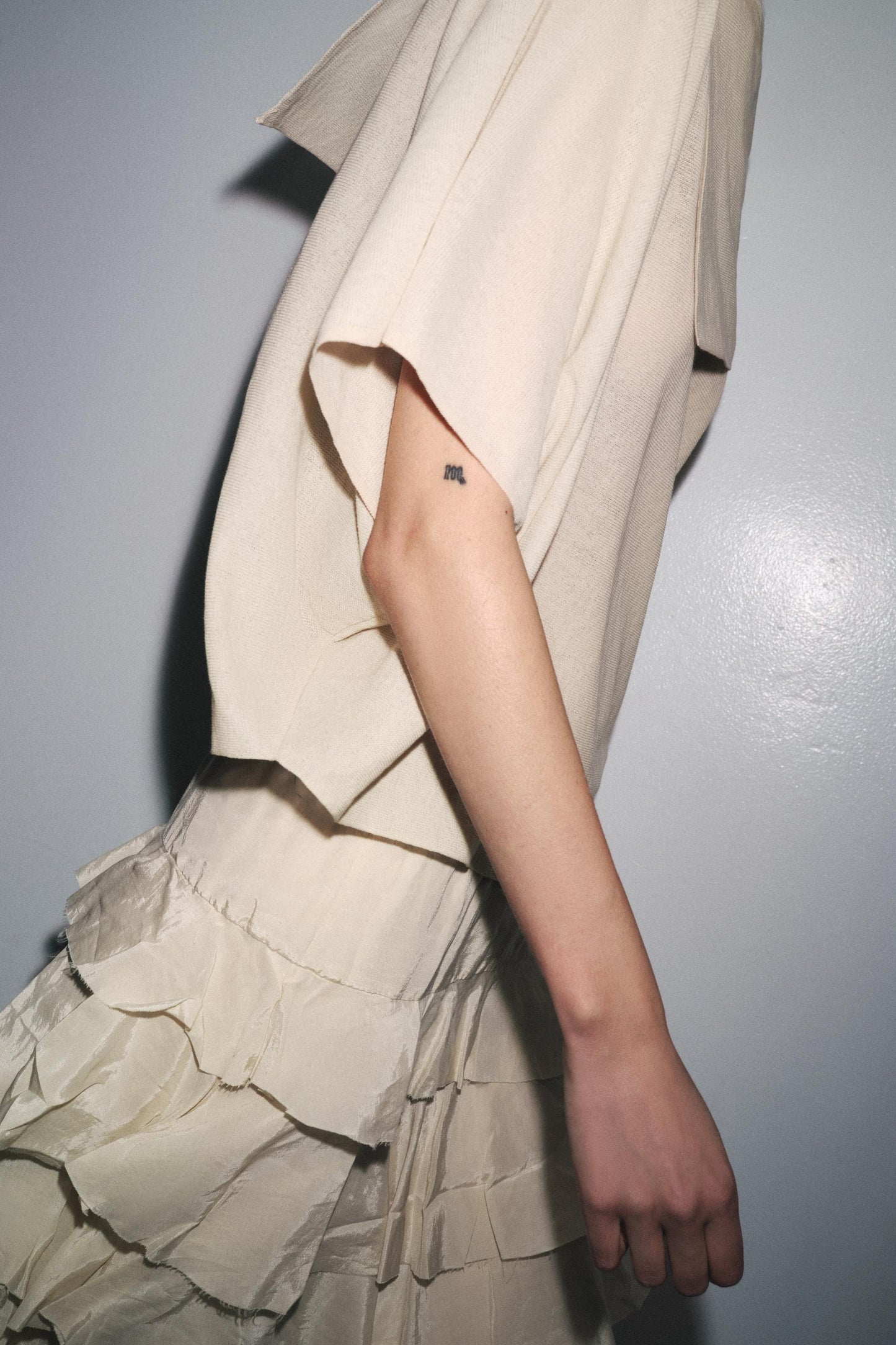 ZW COLLECTION COTTON GAUZE SKIRT