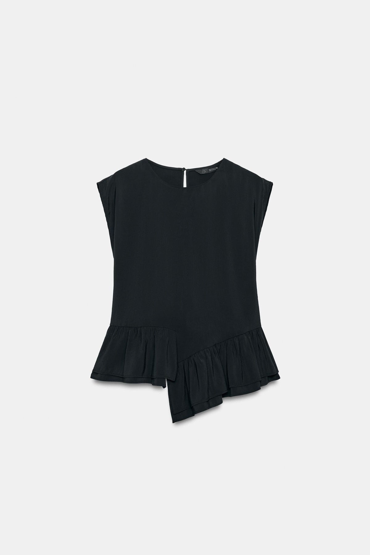ASYMMETRIC RUFFLES TOP