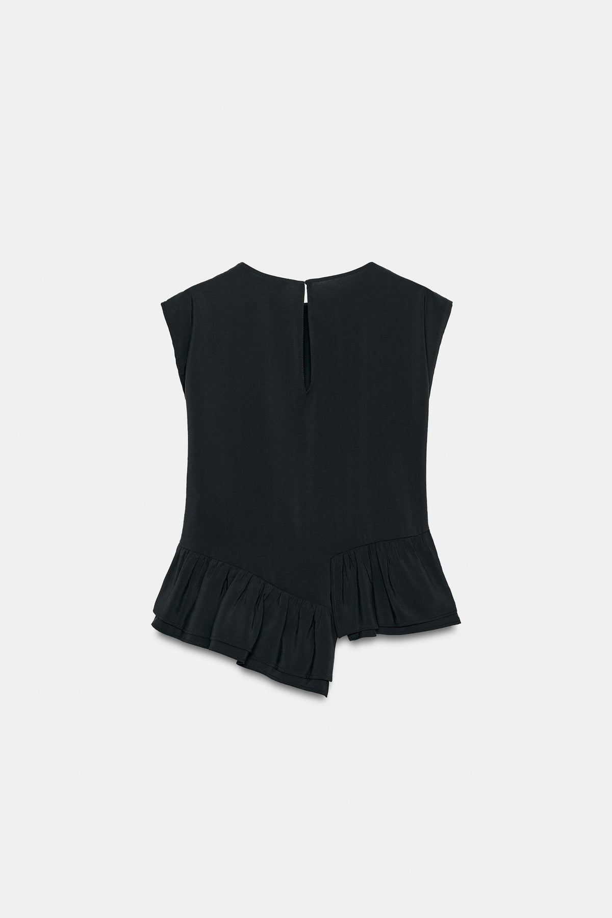 ASYMMETRIC RUFFLES TOP