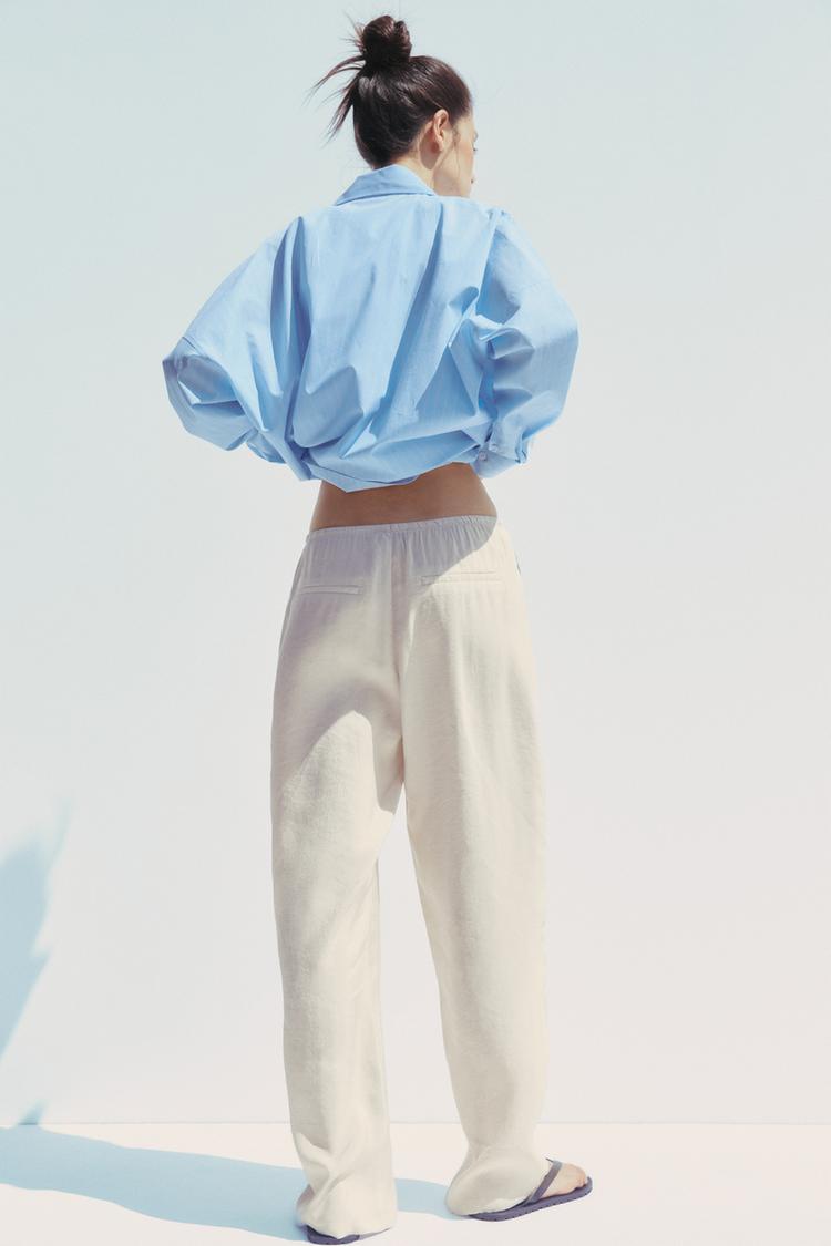 CHEMISE OVERSIZE POPELINE RAYÉE