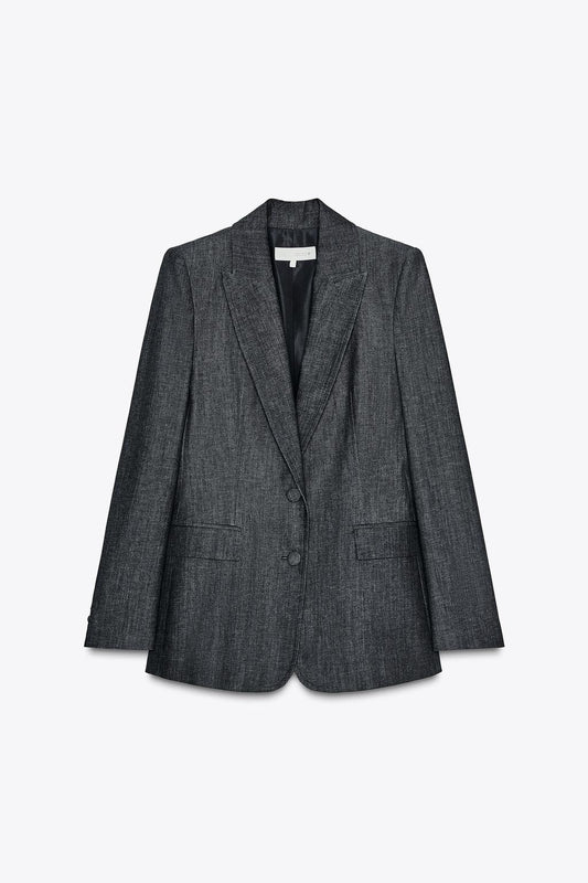 BLAZER WITH LINED BUTTONS