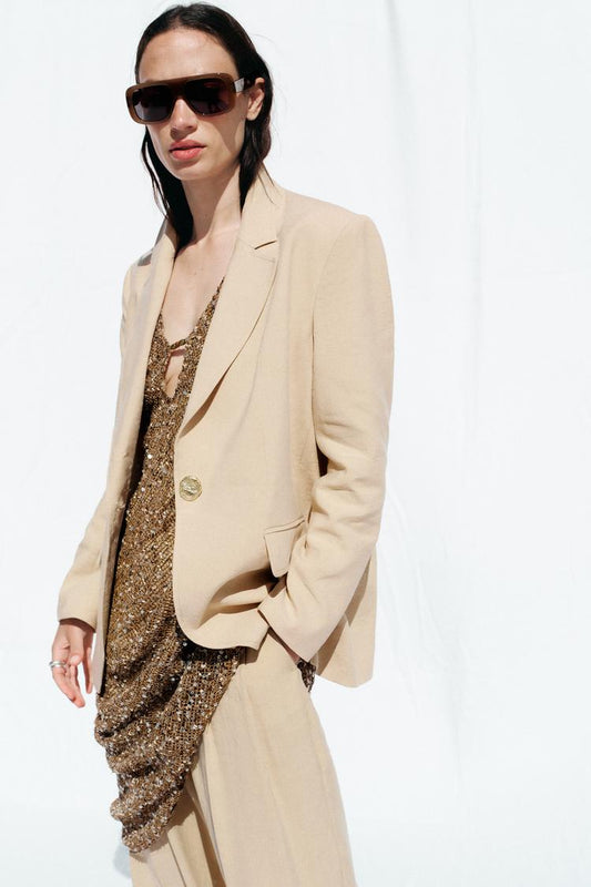 BLAZER AVEC LIN UN BOUTON
