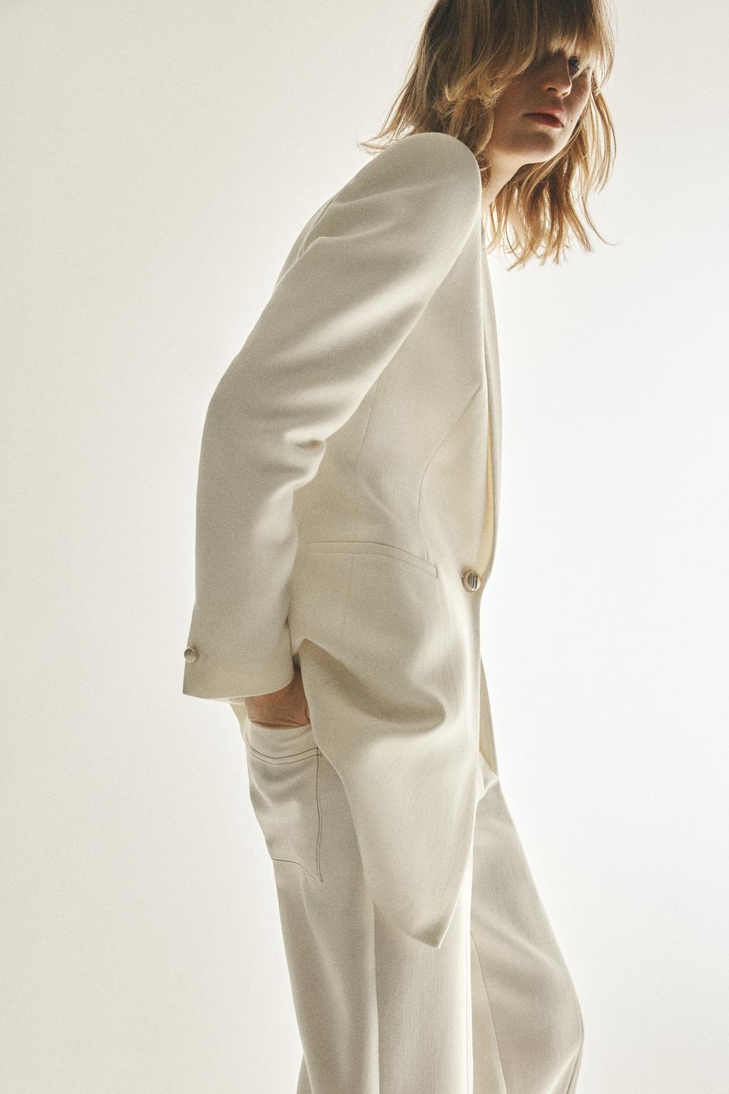 BLAZER LONG À ÉPAULETTES