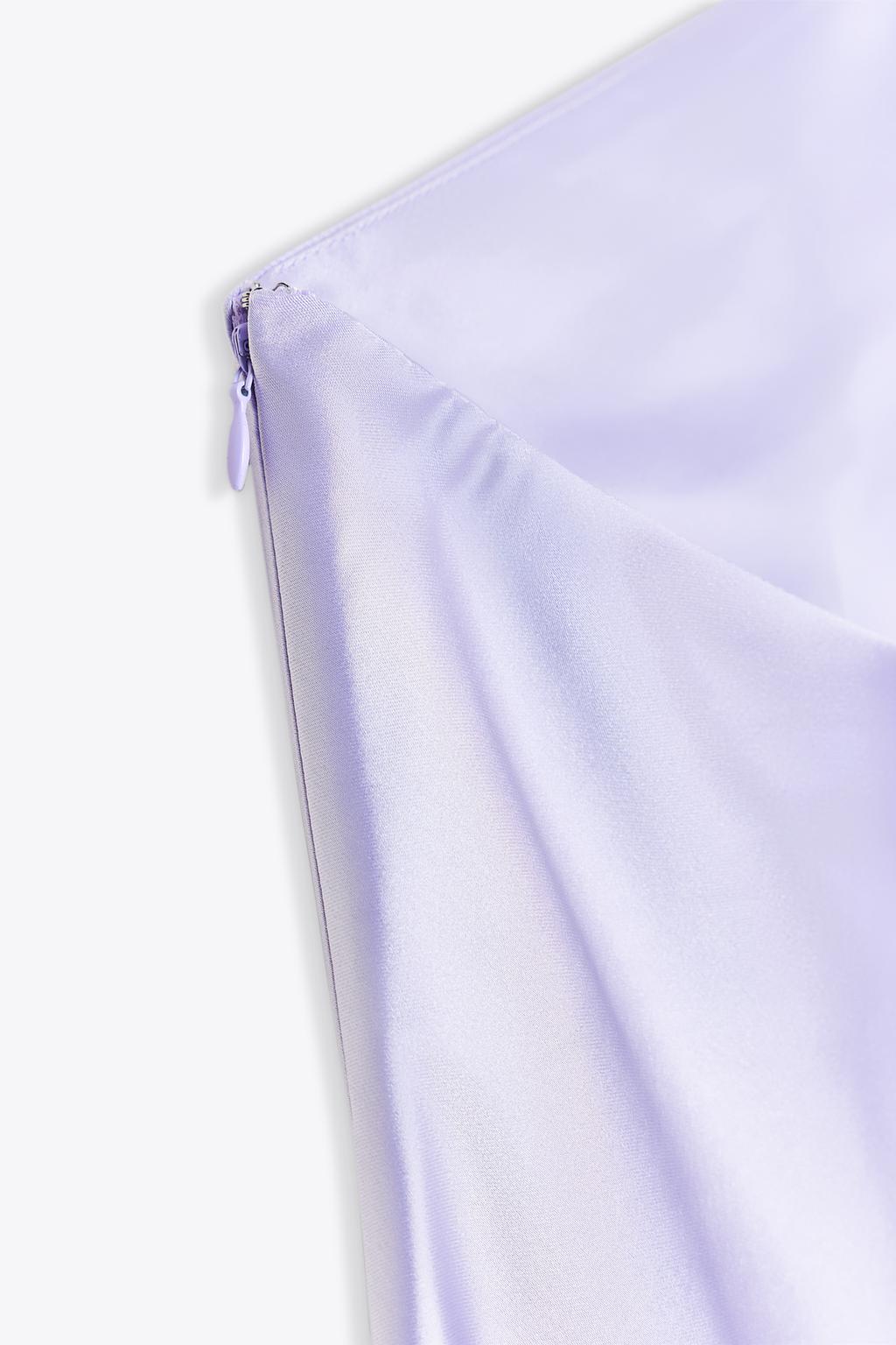 ASYMMETRIC SATIN DRESS