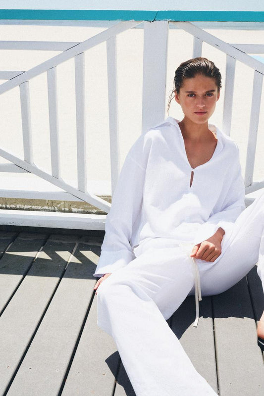 PANTALON AVEC LIN ZW COLLECTION