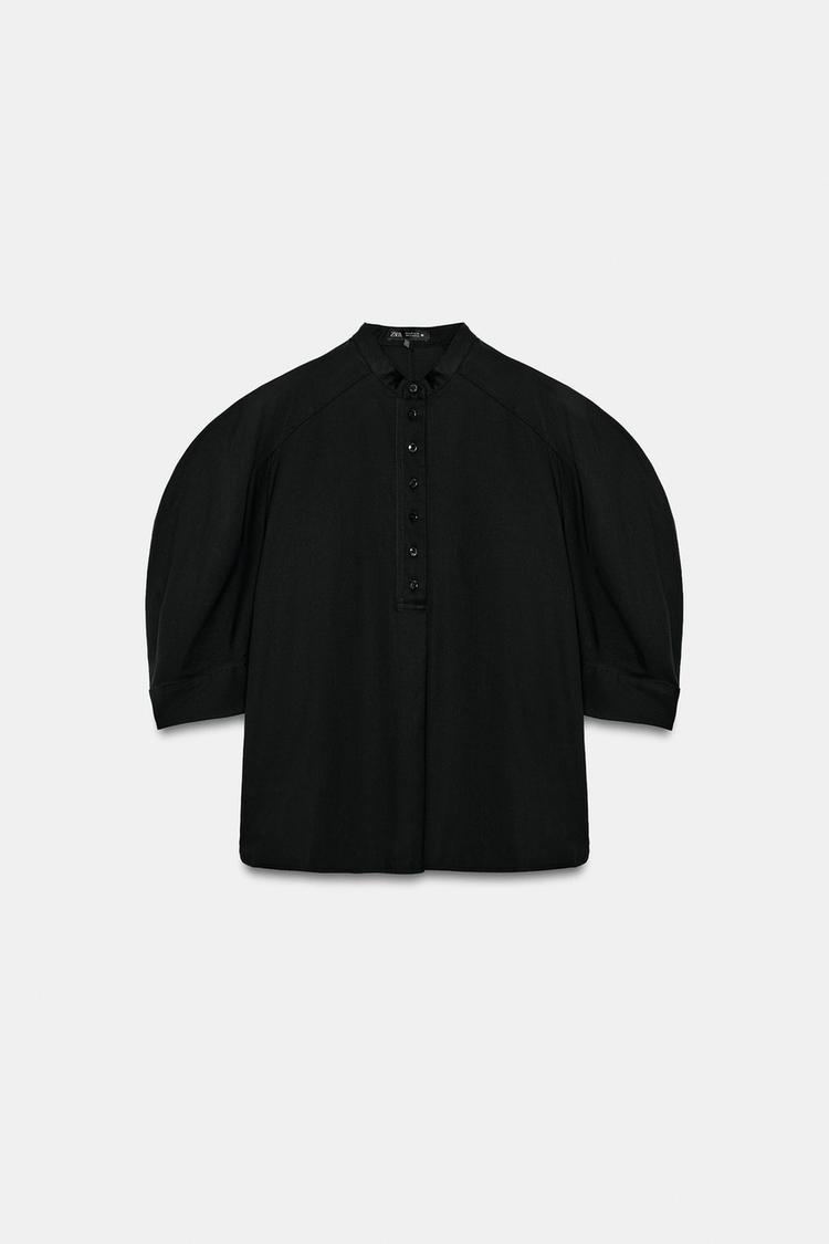 CHEMISE À MANCHES BOUFFANTES ZW COLLECTION