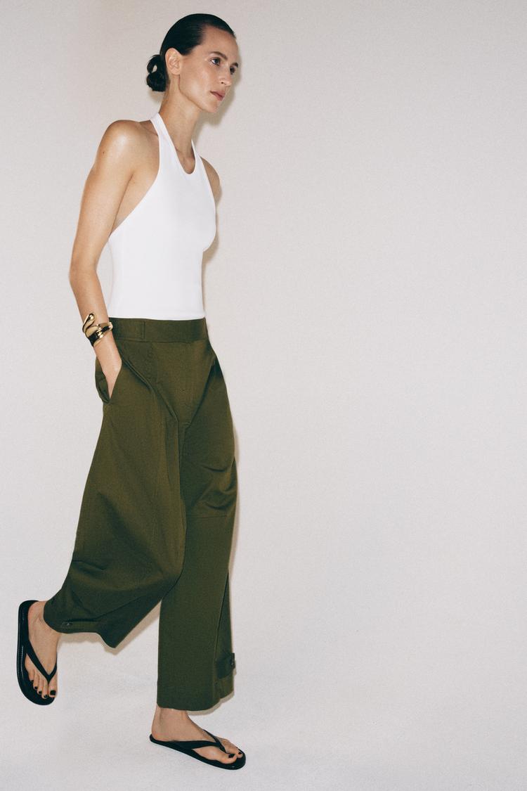PANTALON CHINO À PASSANTS ZW COLLECTION
