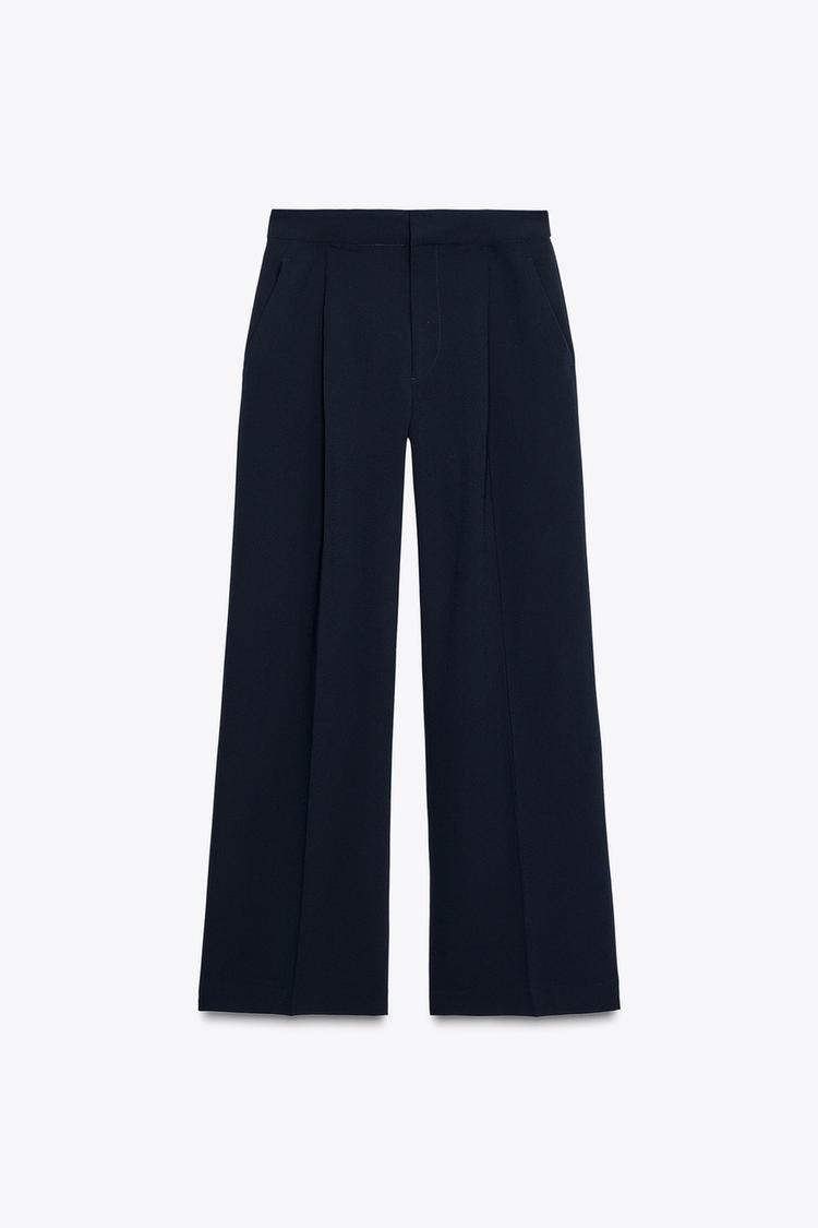 ZW COLLECTION WIDE-LEG DARTED TROUSERS