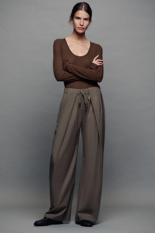 PANTALON À PLIS ZW COLLECTION