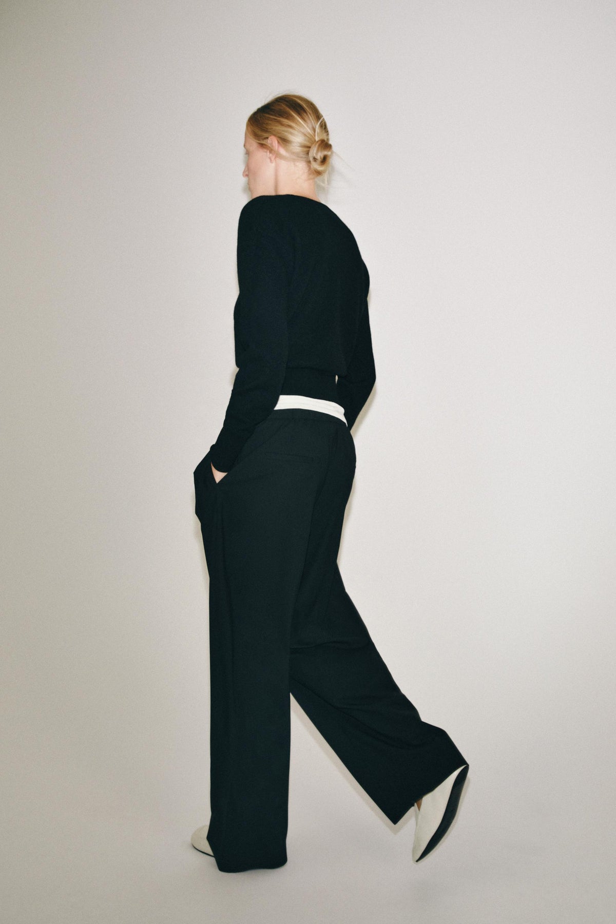 PANTALON À PLIS ZW COLLECTION