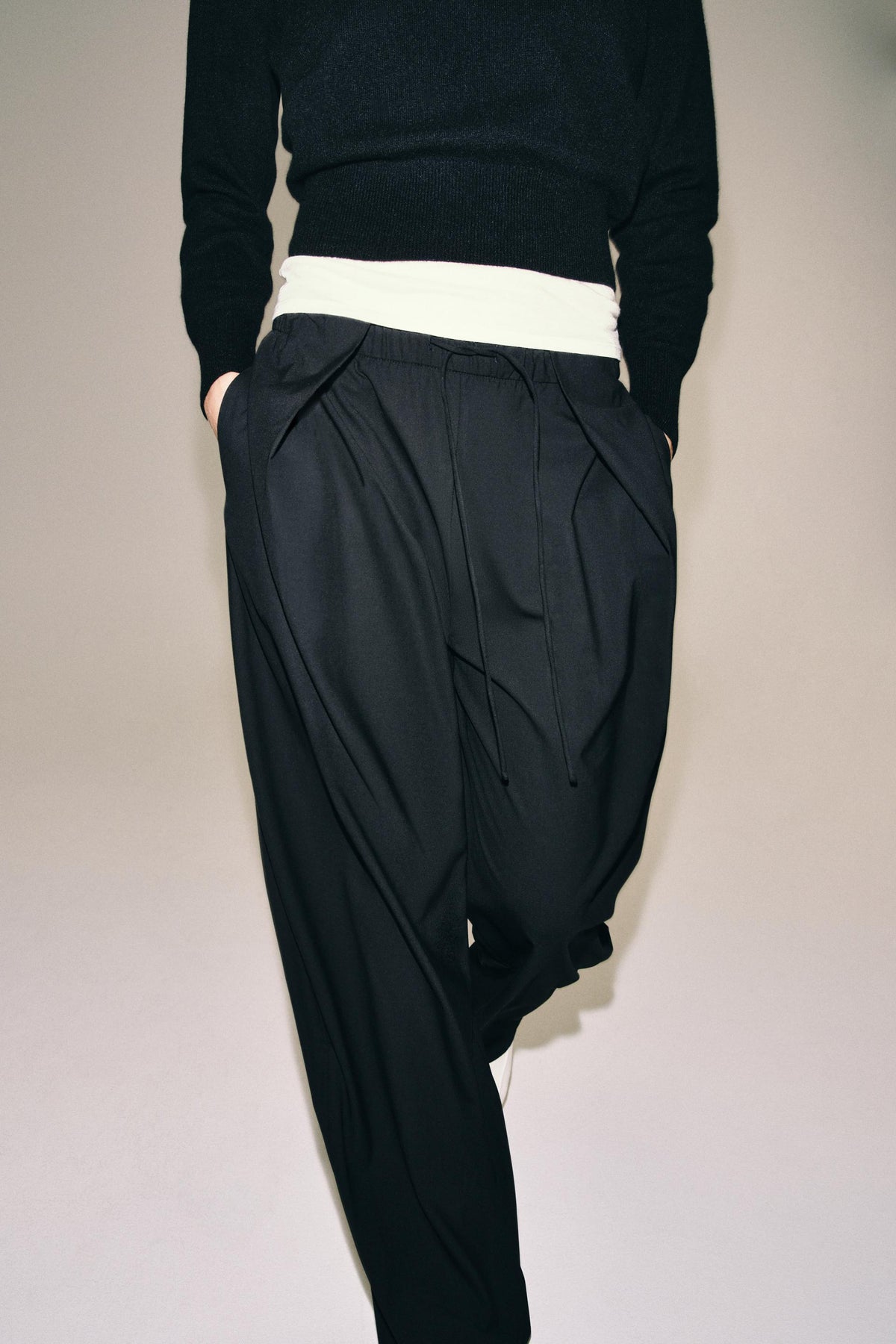 PANTALON À PLIS ZW COLLECTION