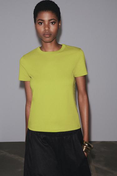 T-SHIRT INTERLOCK À MANCHES COURTES