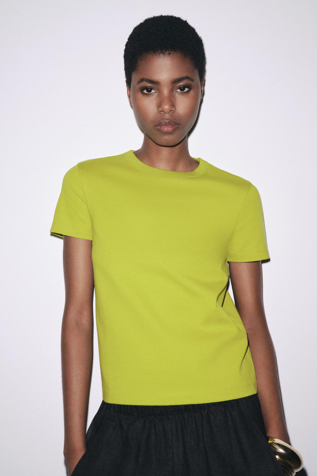 T-SHIRT INTERLOCK À MANCHES COURTES