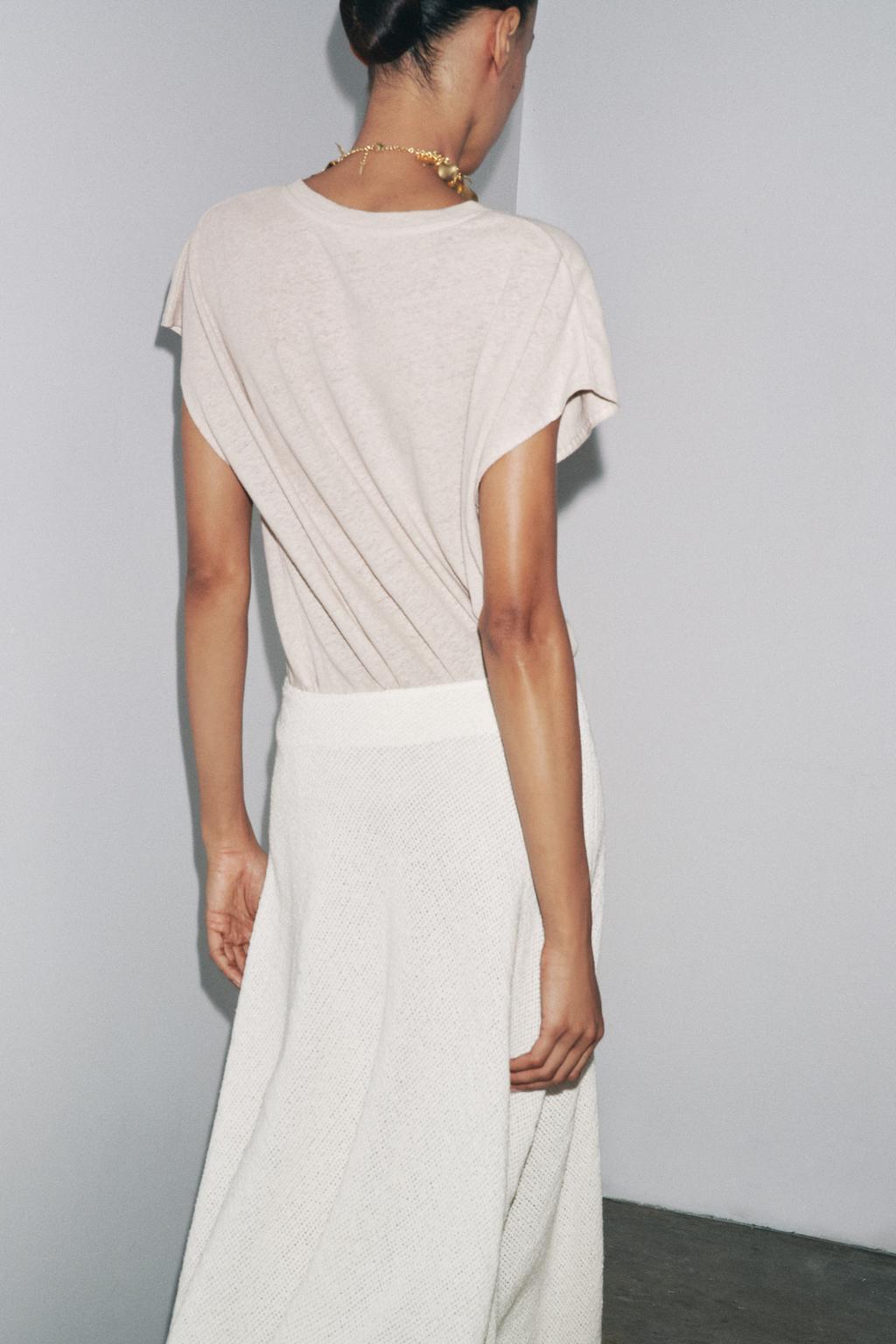 JUPE MIDI TEXTURÉE ZW COLLECTION