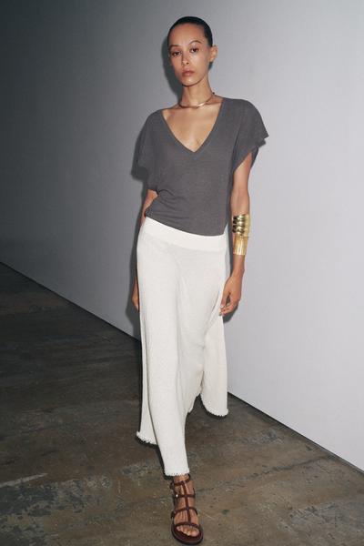 JUPE MIDI TEXTURÉE ZW COLLECTION