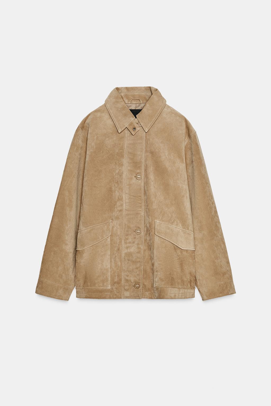 100% SUEDE LEATHER JACKET