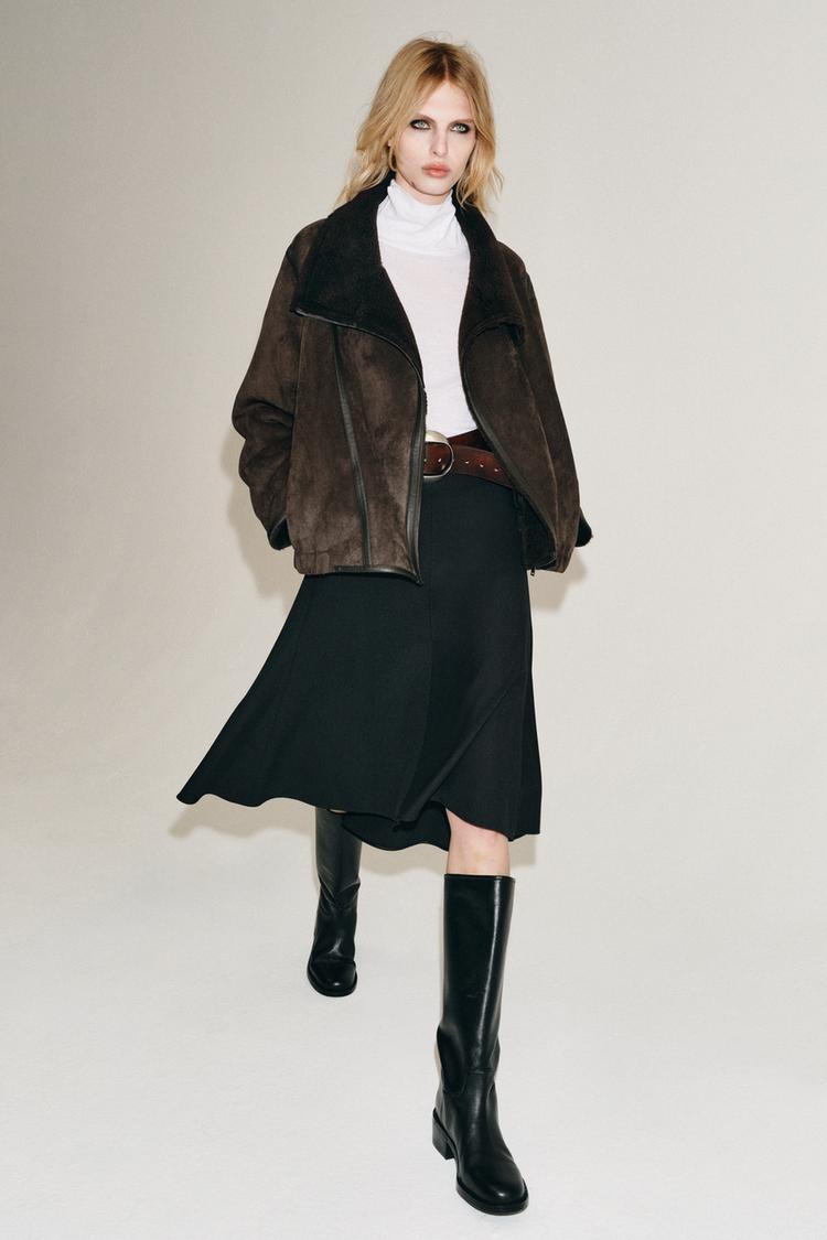 JUPE MIDI ASYMÉTRIQUE ZW COLLECTION