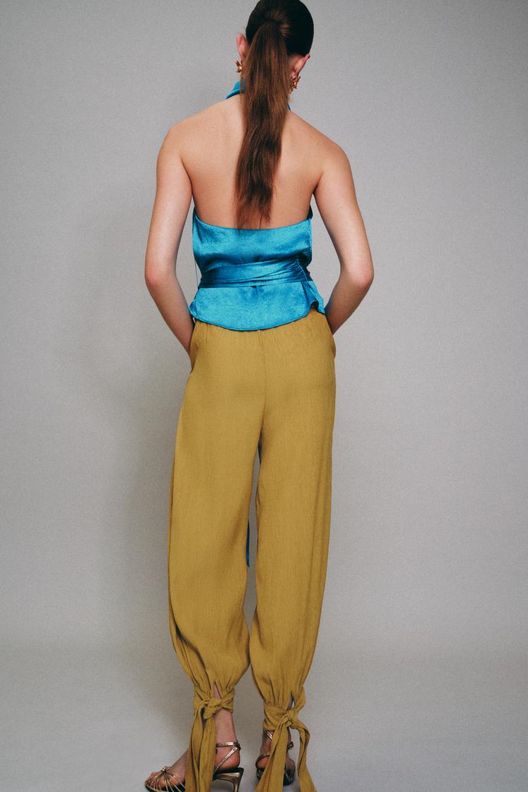 TOP HALTER À NŒUDS
